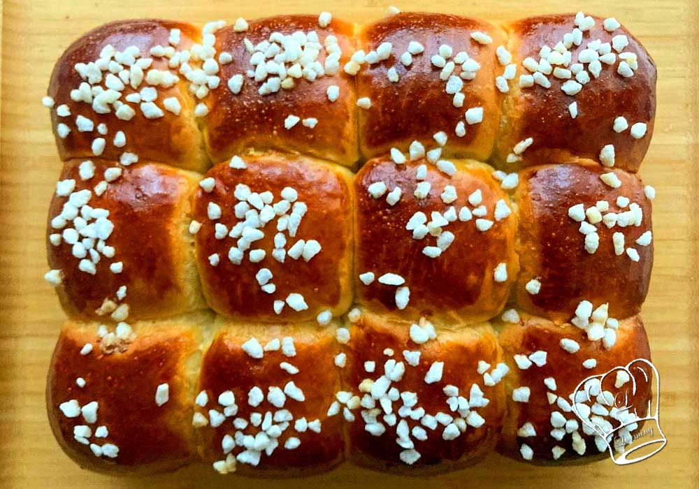 Brioche extra moelleuse au sucre perle