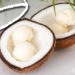Glace vanille noix de coco sans sorbetiere