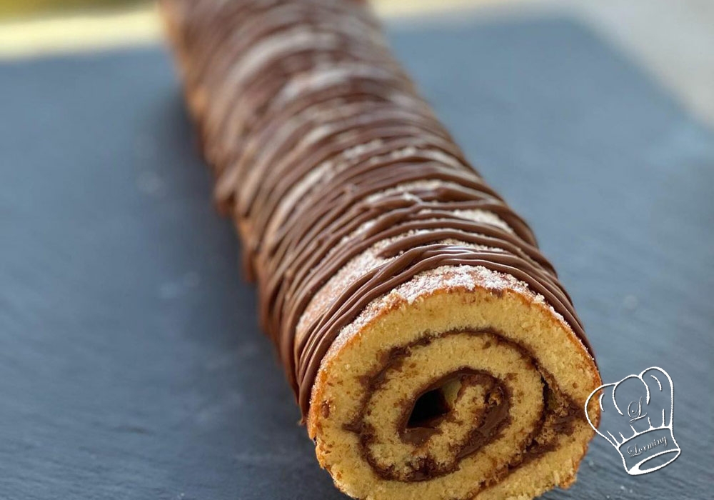 Biscuit roule au nutella moelleux