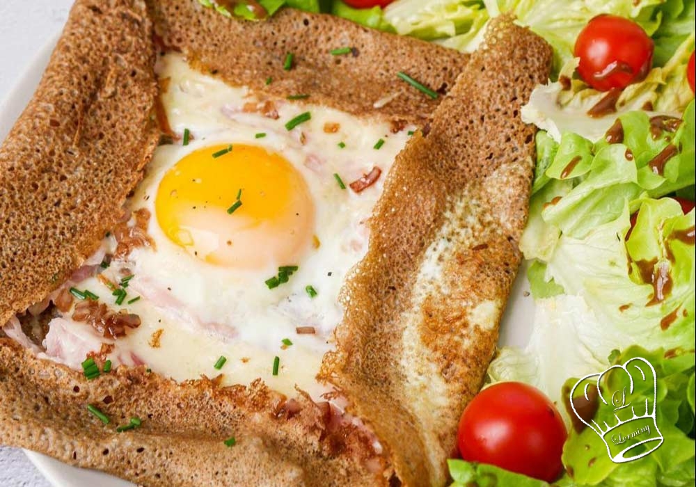 Galette au jambon oeuf et fromage