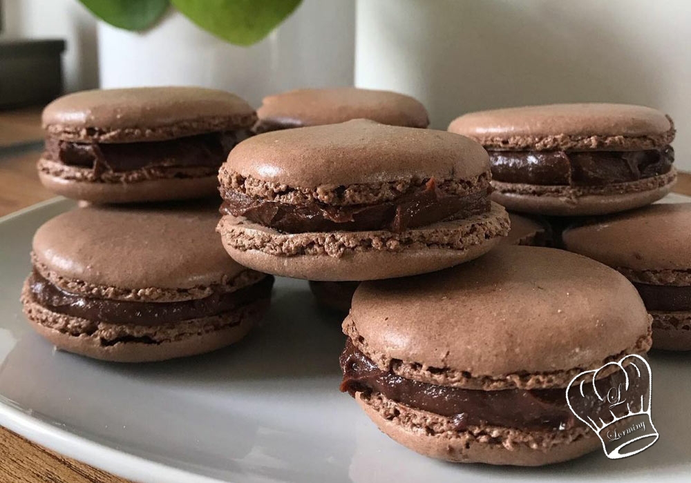 Macarons au chocolat