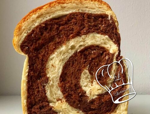 Pain de mie tourbillon