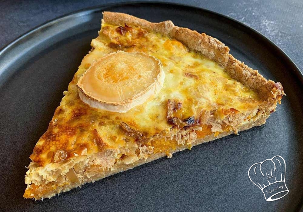 Quiche au thon butternut et chevre