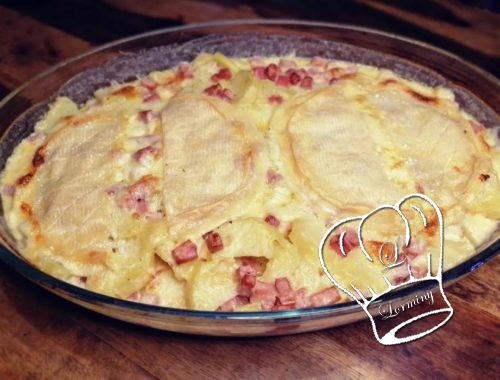 Tartiflette au reblochon et aux lardons