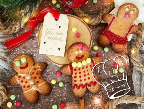 Biscuits bonhomme de noel de pain depices