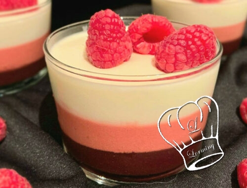 Panna cotta a la framboise