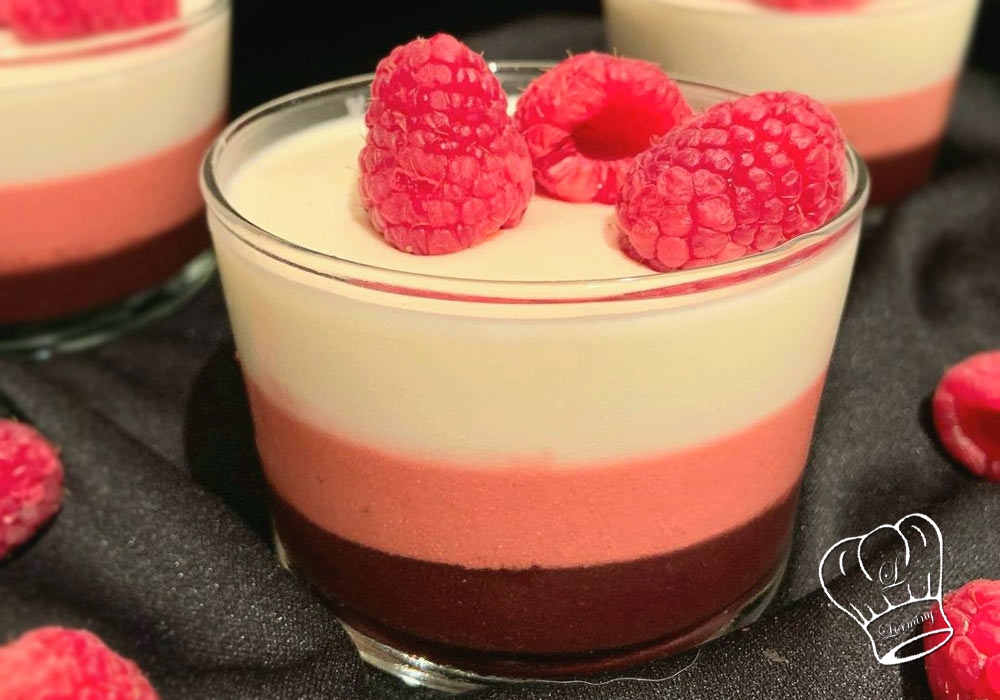 Panna cotta a la framboise