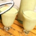 Smoothie avocat banane et lait damandes