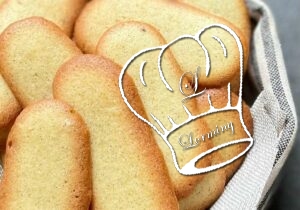 Biscuits langue de chat maison