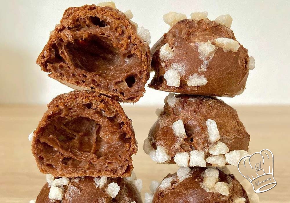 Chouquettes au chocolat