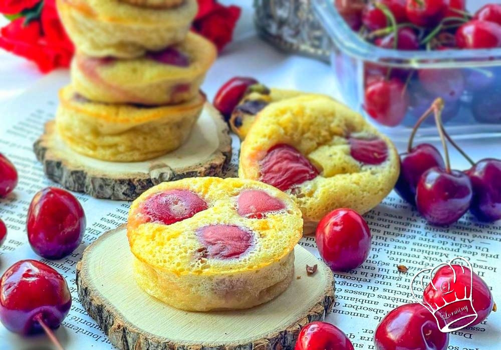 Mini clafoutis aux cerises