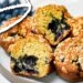 Muffins aux myrtilles avec crumble