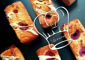 Petits cakes aux framboises