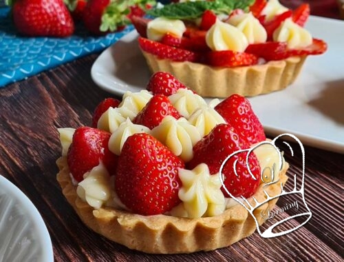 Tartelettes aux fraises et creme patissiere