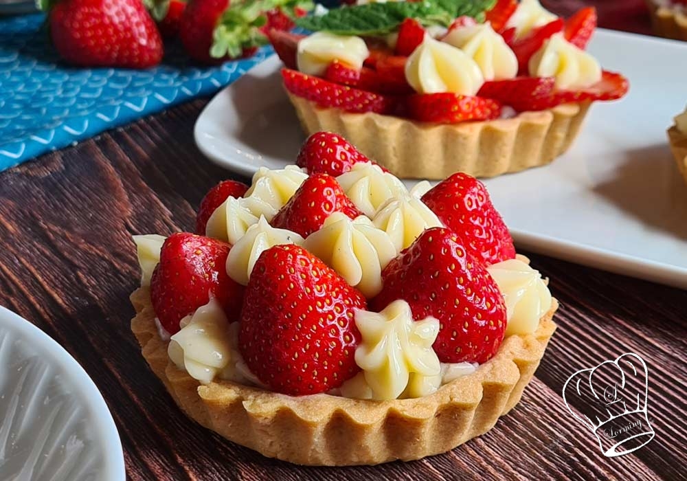 Tartelettes aux fraises et creme patissiere