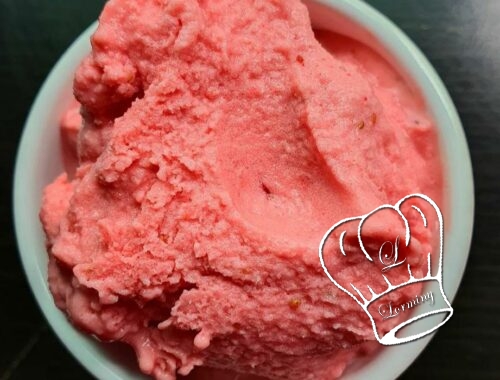 Glace a la fraise express