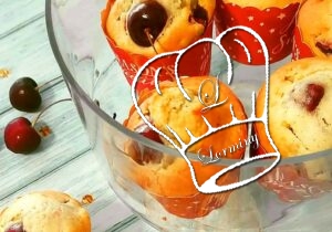 Muffins moelleux aux cerises
