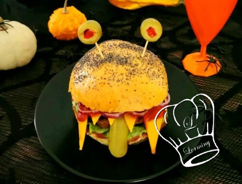 Burgers monstres dhalloween