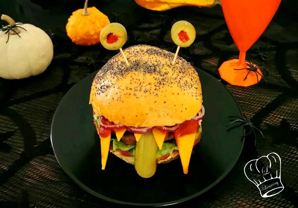 Burgers monstres dhalloween