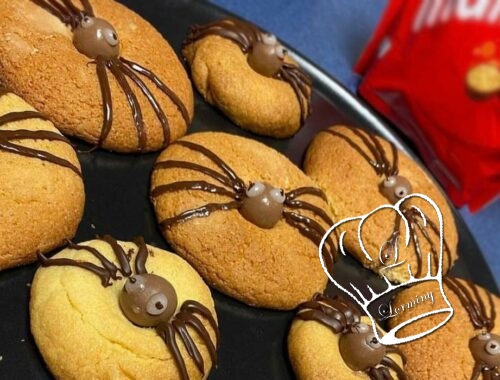 Cookies araignees pour halloween