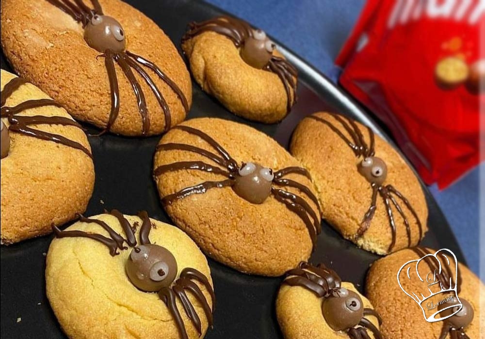 Cookies araignees pour halloween