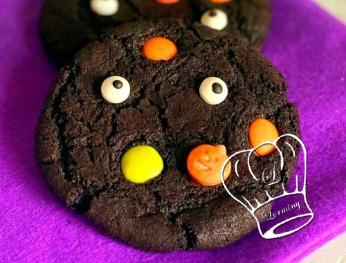 Cookies monstres dhalloween au chocolat