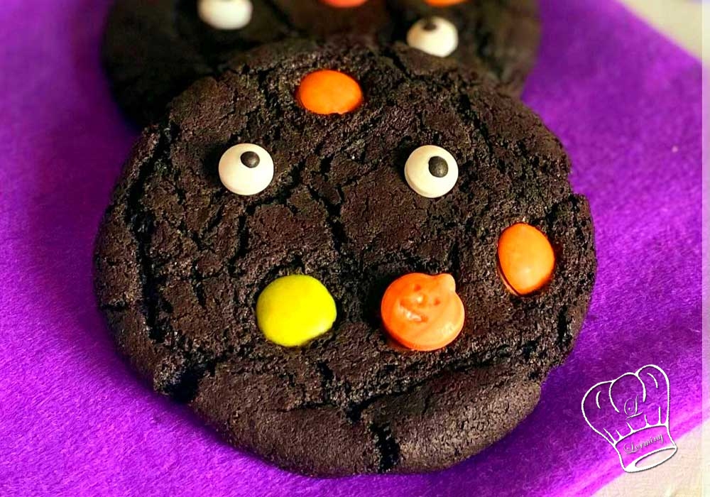 Cookies monstres dhalloween au chocolat
