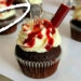 Cupcakes ensanglantes pour halloween