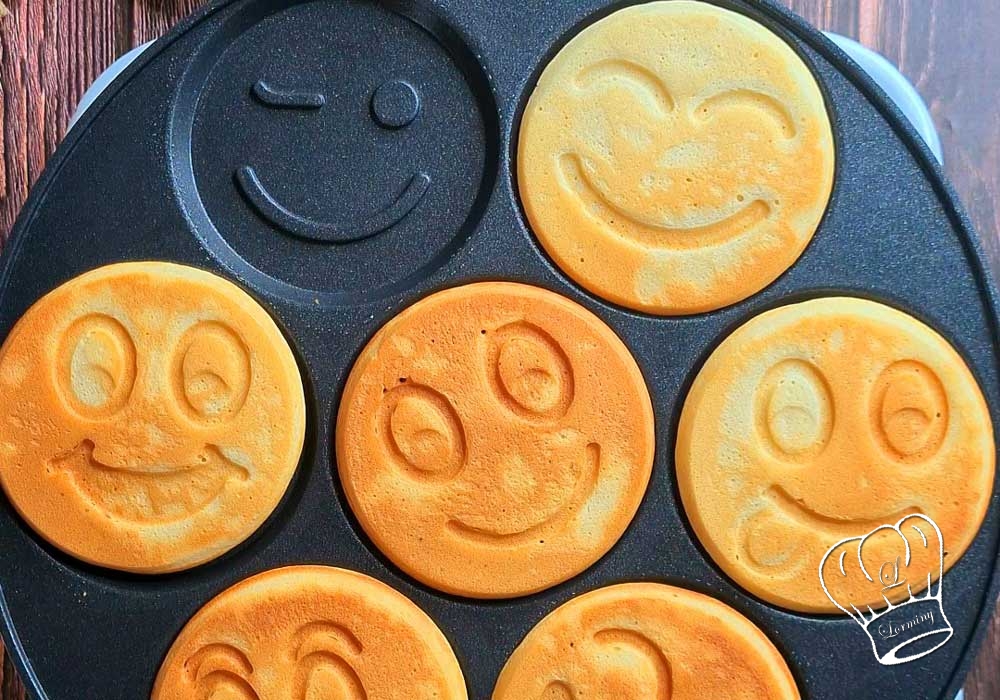 Cuisson pancakes smiley