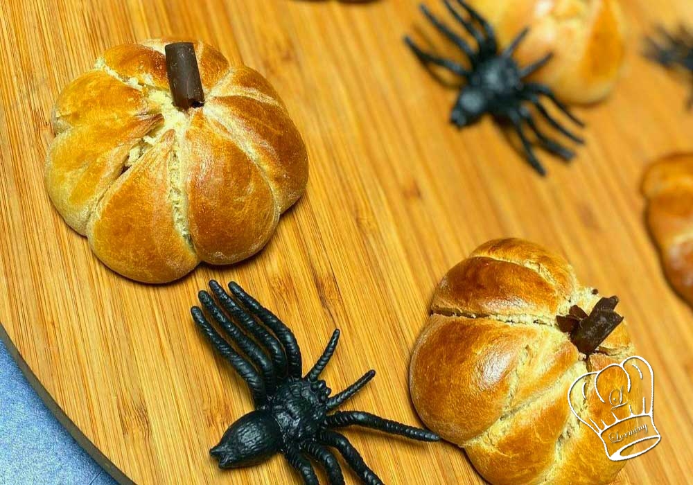 Brioches citrouille dhalloween