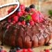 Bundt cake au chocolat fruits rouges