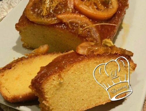 Cake a lorange et a la vanille