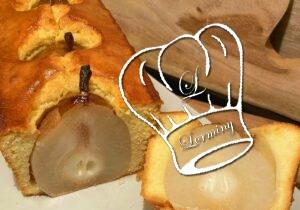 Cake aux poires entières