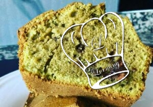 Cake matcha et chocolat