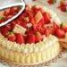 Fraisier facon tarte renversee