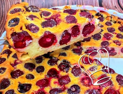 Clafoutis aux cerises noires