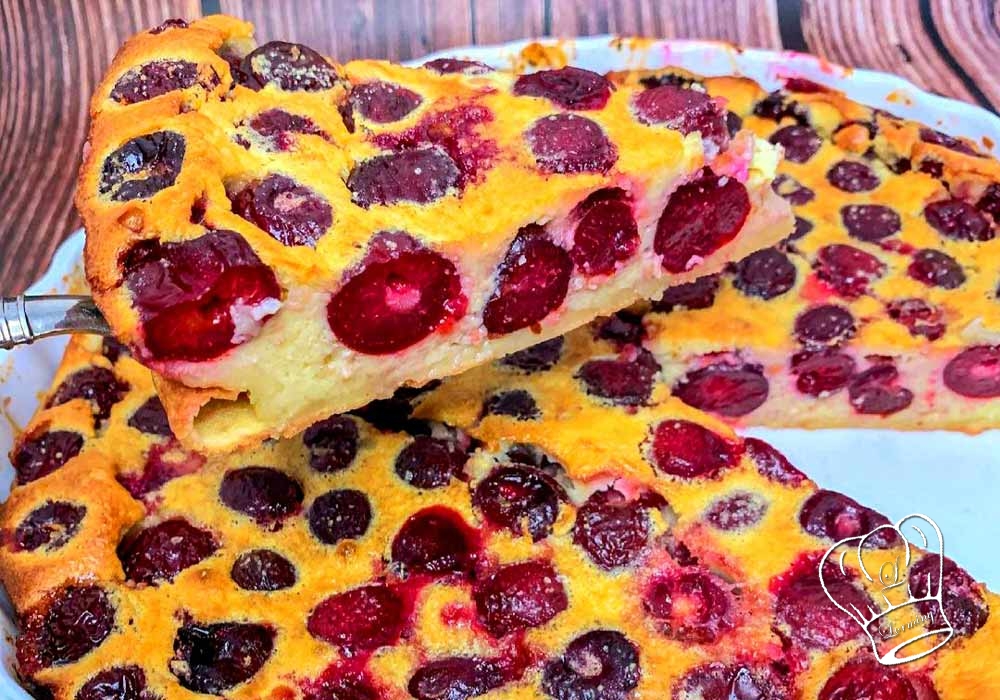 Clafoutis aux cerises noires