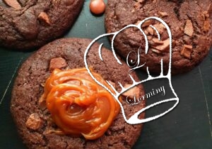 Cookies tout chocolat et peanut butter