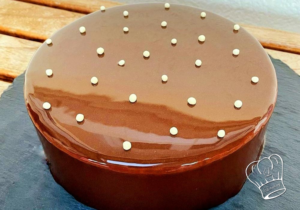 Dessert froid au praline et au chocolat