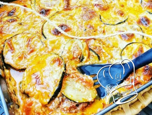 Lasagnes aux courgettes et viande hachee