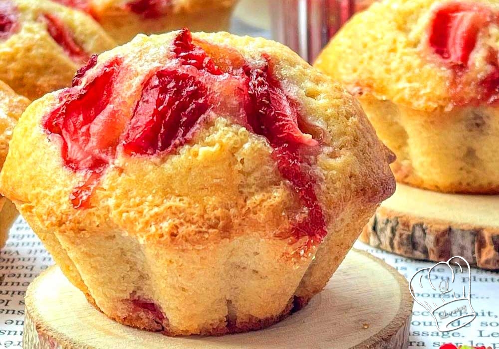 Muffins amandes et fruits rouges