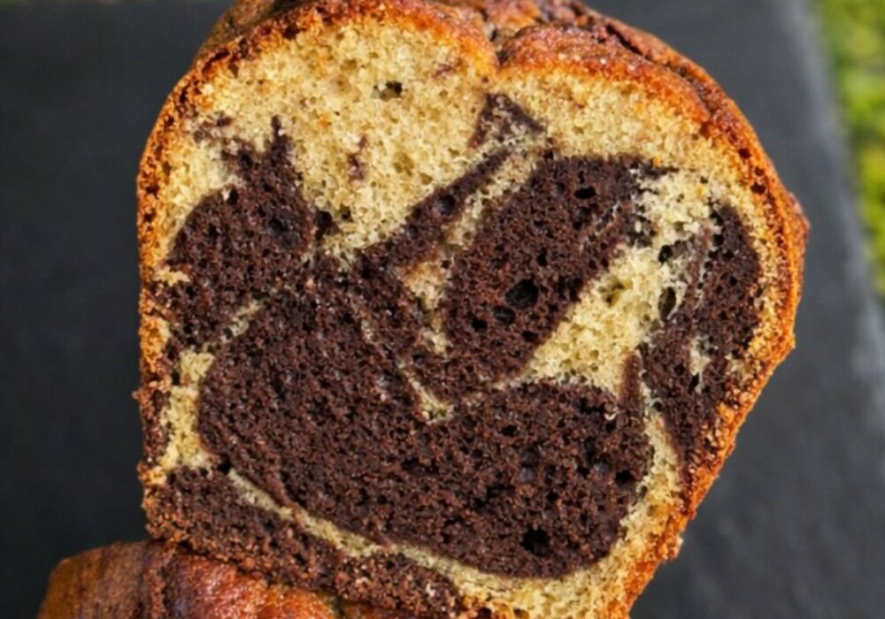 Cake marbré chocolat ultra moelleux