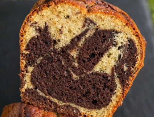 Cake marbré chocolat ultra moelleux