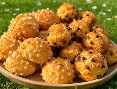 Chouquettes au sucre perlé ou aux pépites de chocolat