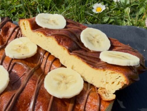 Flan à la banane ultra léger
