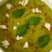 Gazpacho courgettes / fromage frais et basilic