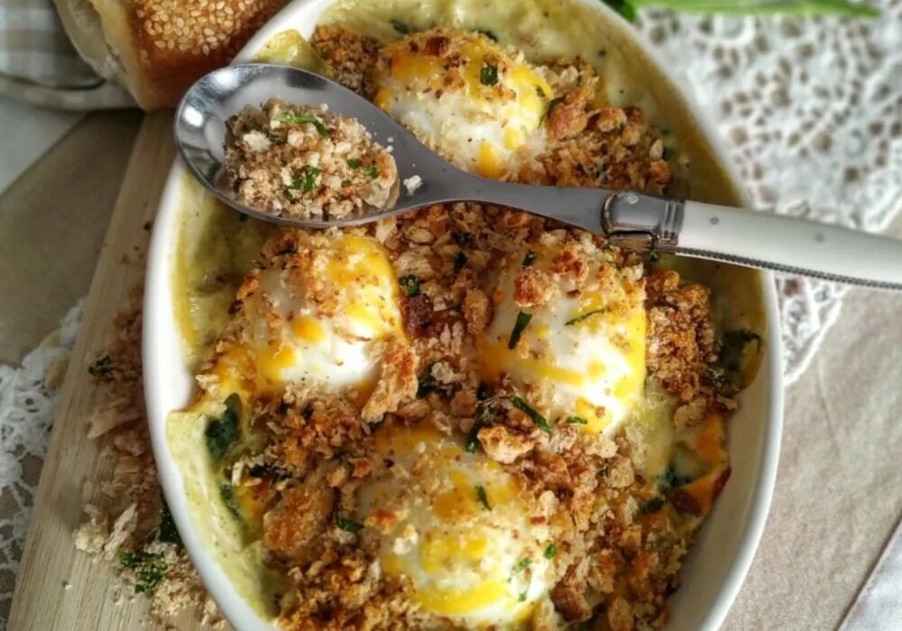 Gratin d'oeufs durs
