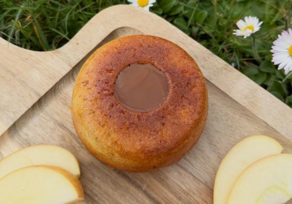 Moelleux pommes amandes & noisettes cœur coulant spéculoos