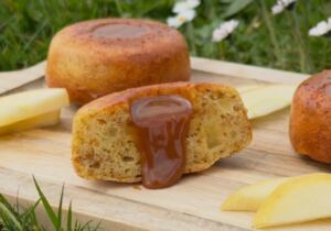 Moelleux pommes amandes & noisettes cœur coulant spéculoos