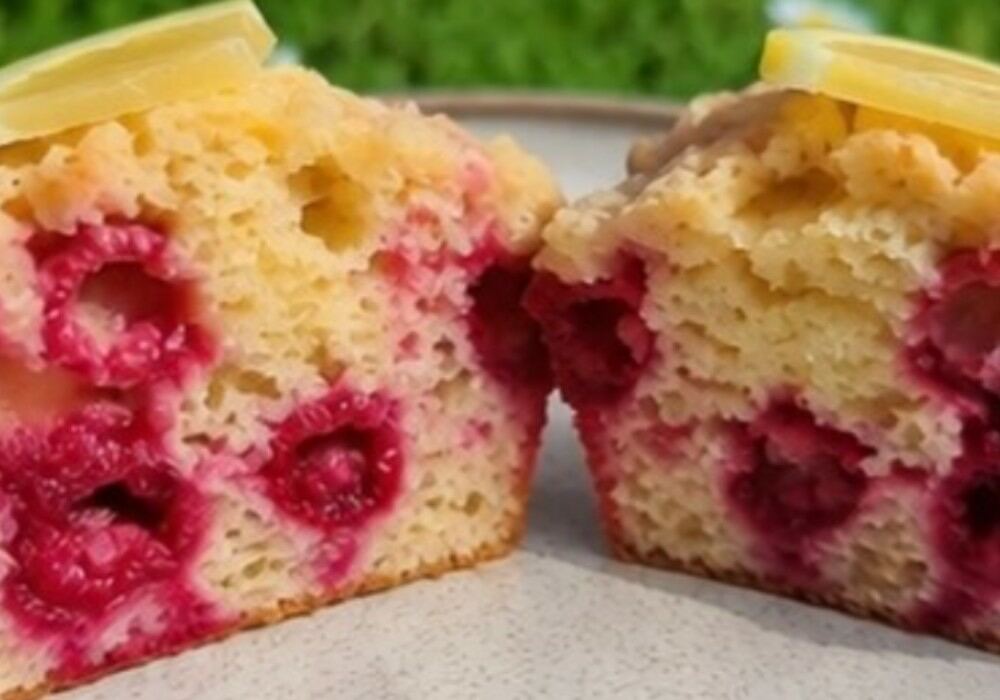 Muffins citron framboise